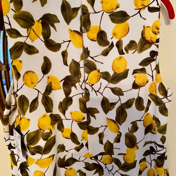 🍋🍋Zara Lemon sleeveless sundress large - Picture 6 of 12